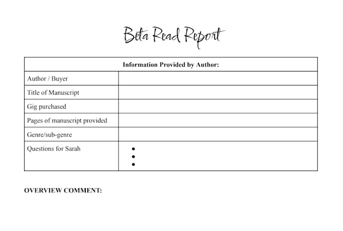 beta read your romance book with detailed feedback